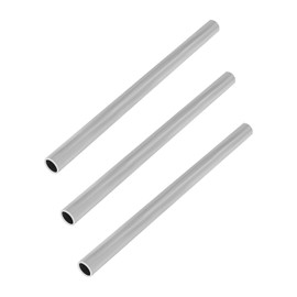 Aluminiumrohr Rundrohr, 10 mm Außendurchm, 1mm Wandstärke, 250mm Länge Nahtloses 6061 Metall Aluminium Rundrohr(3 Pcs)