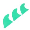 3Pcs Surfboard Fins PVC Thruster Fins Surfing Board Accessories for