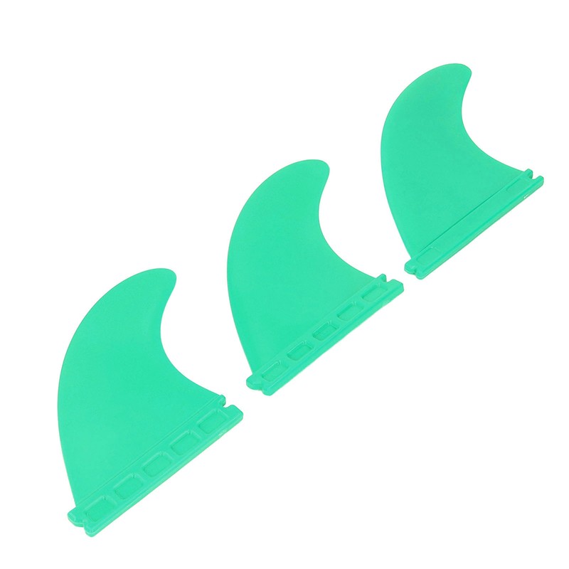 3Pcs Surfboard Fins PVC Thruster Fins Surfing Board Accessories for