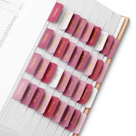 Mr. Pen- Bible Tabs, 75 Tabs, Plum Orchard, Gold Foil Embossed Lettering, Laminated Bible Tabs for Women and Men, Bible Tabs for Study Bible Index Tabs, Bible Book Tabs, Bible Labels Tabs