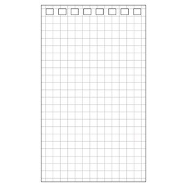 Lihit Lab N1660S Twist String Notebook Leaf Memo Size 8 Holes 1 Pair = 40 Sheets (3 Pieces)