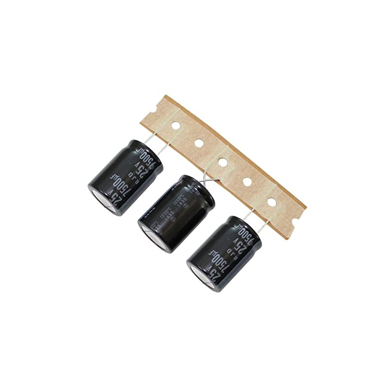 Elko Capacitor 5x Radial 7500µF 25V Electrolytic Capacitor up to