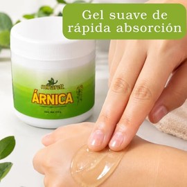 Gel de Árnica Minarett 115 g | Alivio Muscular | Con Caléndula | Efecto Refrescante | Ideal para Golpes, Moretones, Piernas Cansadas y Molestias Muscu