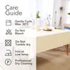 Deconovo Oxford Decorative Wipeable Tablecloth Rectangle Water Resistant Tablecloth for