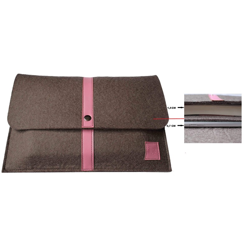 Dealbude24 Beautiful Felt Wool Bag for ASUS E203MA / 2019