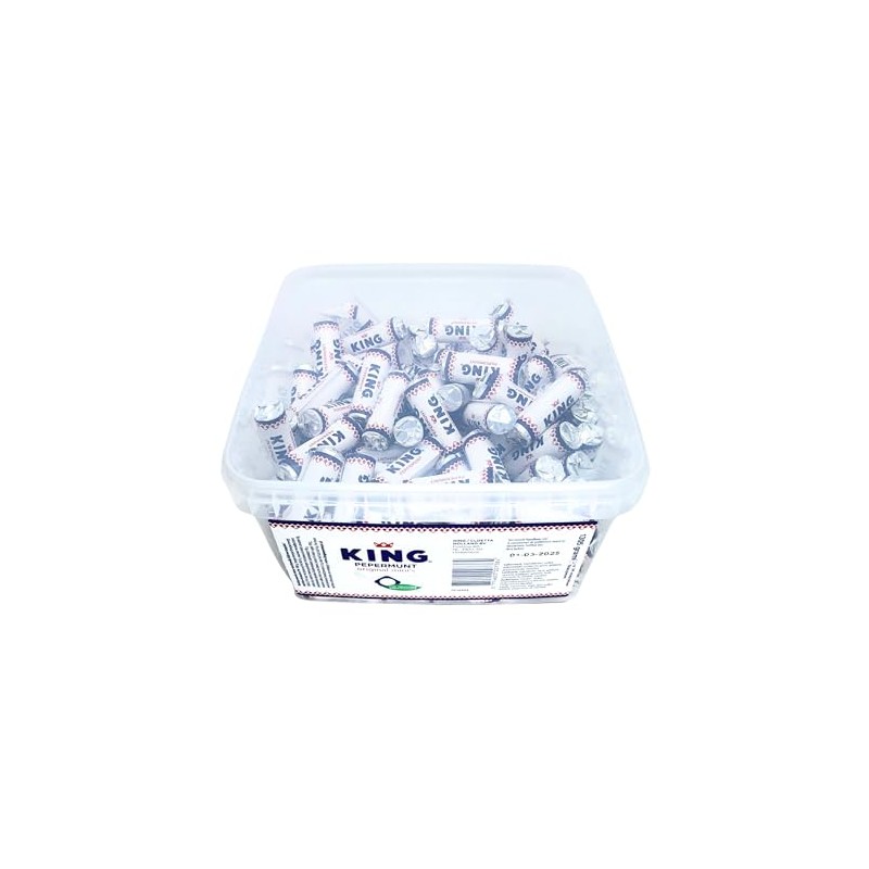 King Peppermint Mini Rolls 145 Count Tub