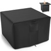 NUPICK 30 Inch Square Fire Pit Cover for Propane Fire