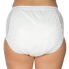 Suprima 1-215-000 Unisex Polyurethane Incontinence Briefs Size 10 White