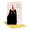 American Greetings Funny Belated Birthday Card (Catnapped)