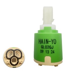 Hain yo 10670 Shower Cartridge,Compatible with Aqua source/Glacier Bay Single Handle Shower Faucet For Shower/Tub Faucet Cartridges Replacement,Pressure Balance Valve Core 40mm Copper Material