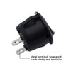 SPTwj 10 pcs Round Rocker Switch Button 2 Terminals ON/OFF