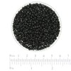 Miyuki Round Seed Bead Size 8/0 22g Matte Black