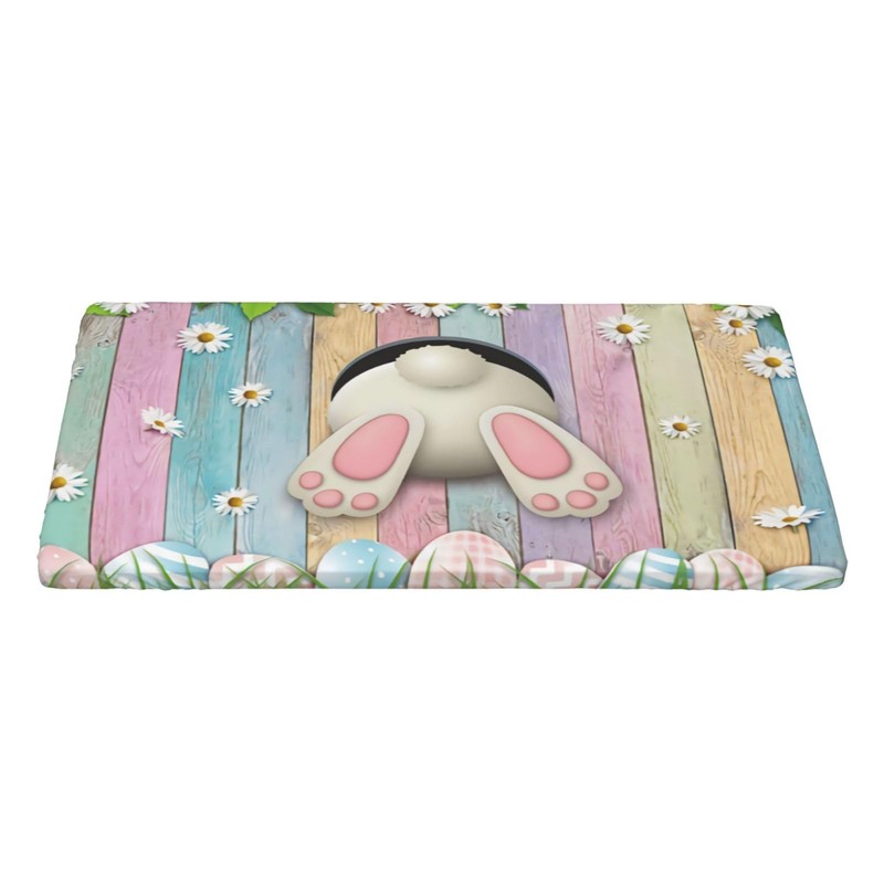 YSBYEIU Easter Decor Rectangle Tablecloth Washable Table Cloth for Kitchen