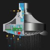 Warmspray Luxury High Pressure Shower Head with 5 Settings for
