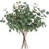 5 Tallos de Eucalipto Artificial, 60 cm Ramas Artificiales Decoracion,