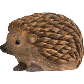 WILDLIFEGARDEN Wildlife Garden WG5946 Hedgehog - Hand Carved Wooden Animal Figure