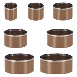 Round Hole Punch Set, 7 Pieces Leather Craft DIY Tools Hole Hollow Punch 20 25 30 35 40 45 50 mm, Leather Bell Cutter Punch Tool for DIY Leather Crafts