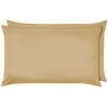 NIYS Luxury Standard Pillowcases Pair (Beige)