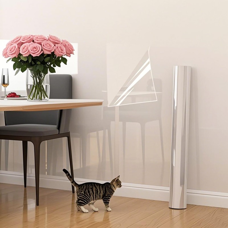 Electrostatic Wall Protective Film - Clear Contact Paper Roll ,