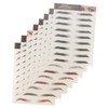 TOVINANNA 8pcs Hair-like Eyebrow Stickers for Natural Look Easy to
