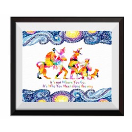 Uhomate The Wizard of Oz Ornaments Home Canvas Prints Wall Art Inspirational Quotes Wall Decor Living Room Bedroom Bathroom Artwork C083 (8X10)