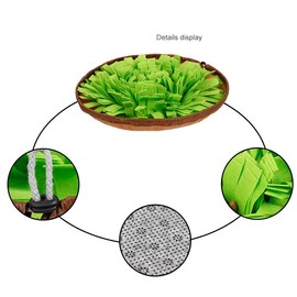 PUBAMALL Pet Snuff Pad para Perros, Juguete Educativo Interactivo para Perros para Entrenamiento de olores y Habilidades de forrajeo (Verde)