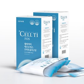 CellTI FOS 60 sachets, 1 pack for thorough intestinal health with 100% fructo-oligosaccharide / 쎌티아이 FOS 프락토올리고당 100%로 빈틈없이 관리하는 장 건강 60포, 1개