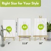 CONDA 8 Pack 16" Tabletop Display Easel, Portable A-Frame Tripod
