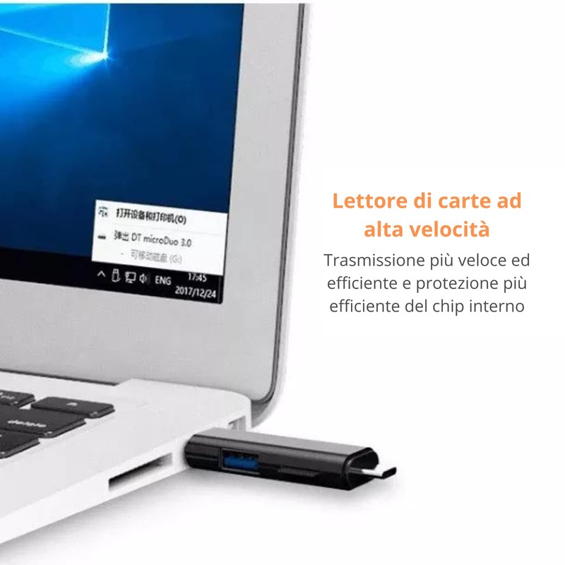 SD USB 2.0 Card Reader with Otg Function for Micro