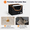 pidipiti 25''(L) x 17''(W) x 17''(H) Extra-Large Expandable cat Carrier