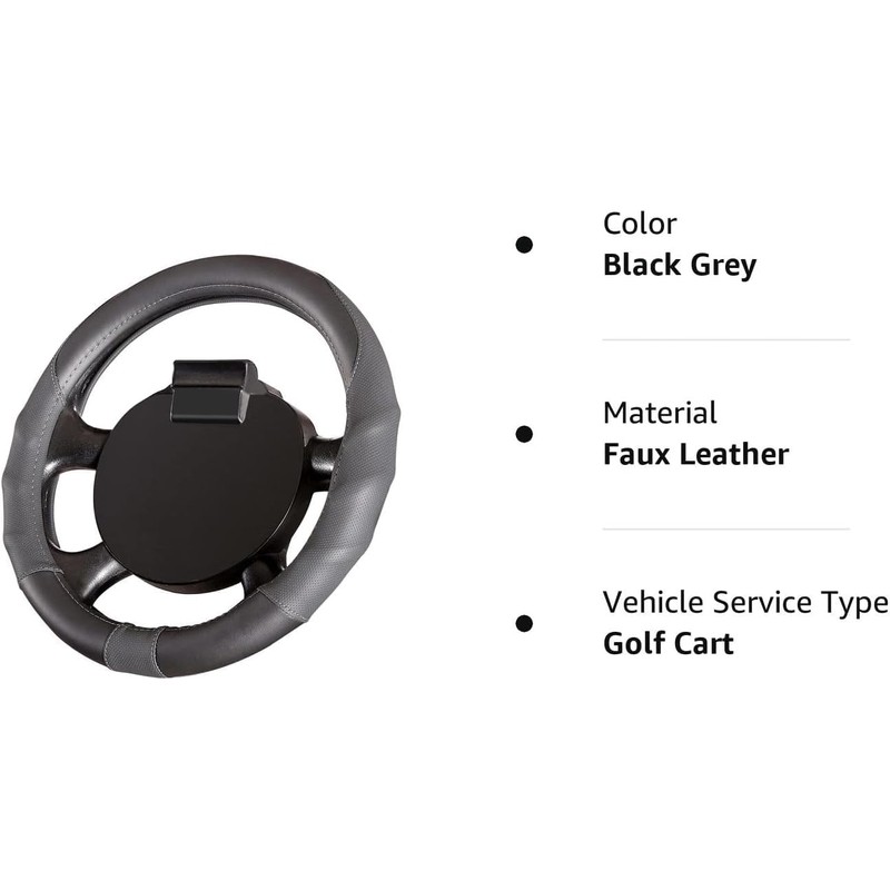10L0L 13 Inch Golf Cart Steering Wheel Covers for EZGO