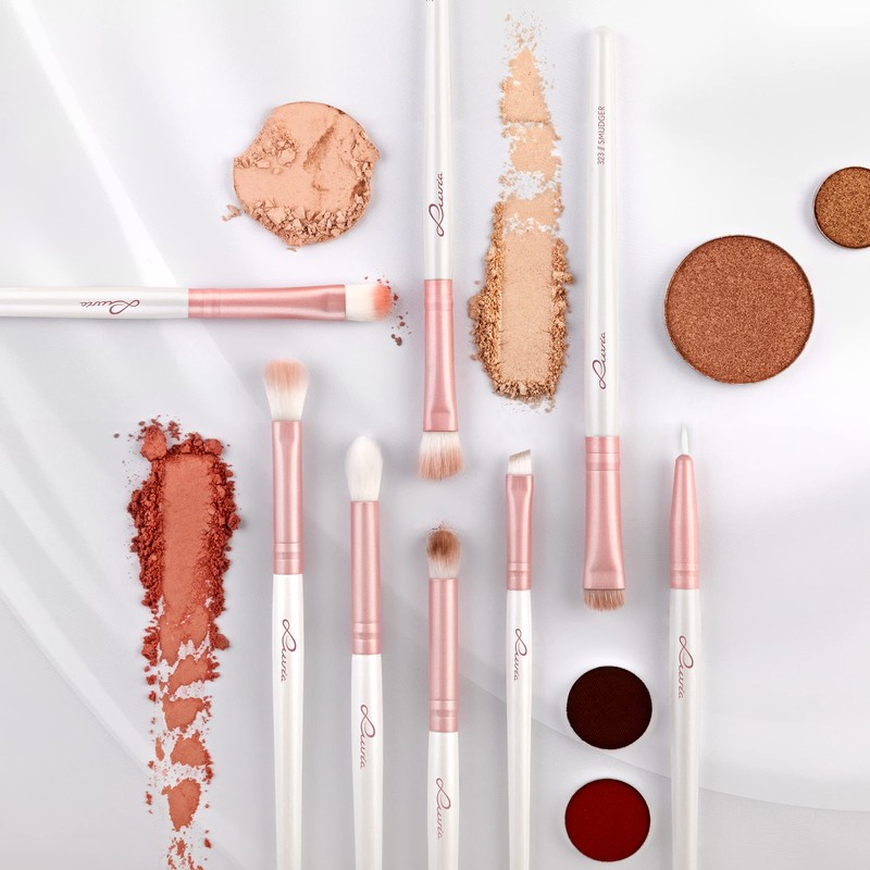 Luvia Eye Brush Set, All Eye Want Brush Set, Eyeshadow