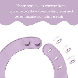 UBINGSOPA Silicone Baby Bibs – Adjustable, Soft, Waterproof & Durable, with Large Food-Catching Pocket, Feeding-Friendly