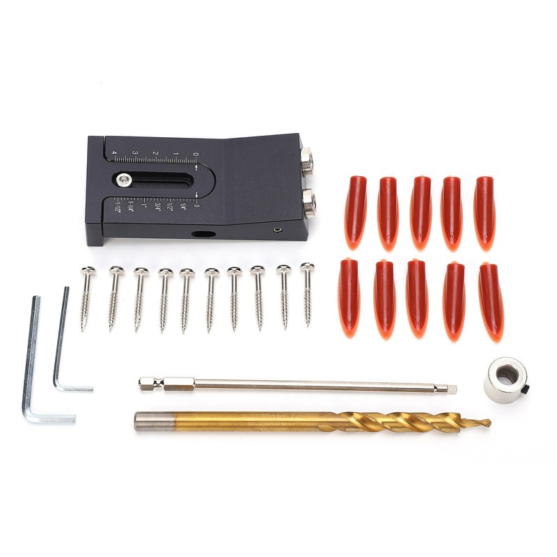 2‑Hole Drilling Guide Locator 15 Degree Positioner Tools Kit for