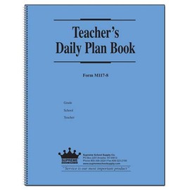 Teachers Daily Plan Book 8-Subject (M117-8)