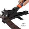 KingTool Desktop Leather Hole Punch Set, Super Heavy Duty Rotary
