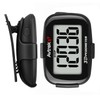 Clip-On Pedometer Step Counter for Walking LED Backlight (Black)