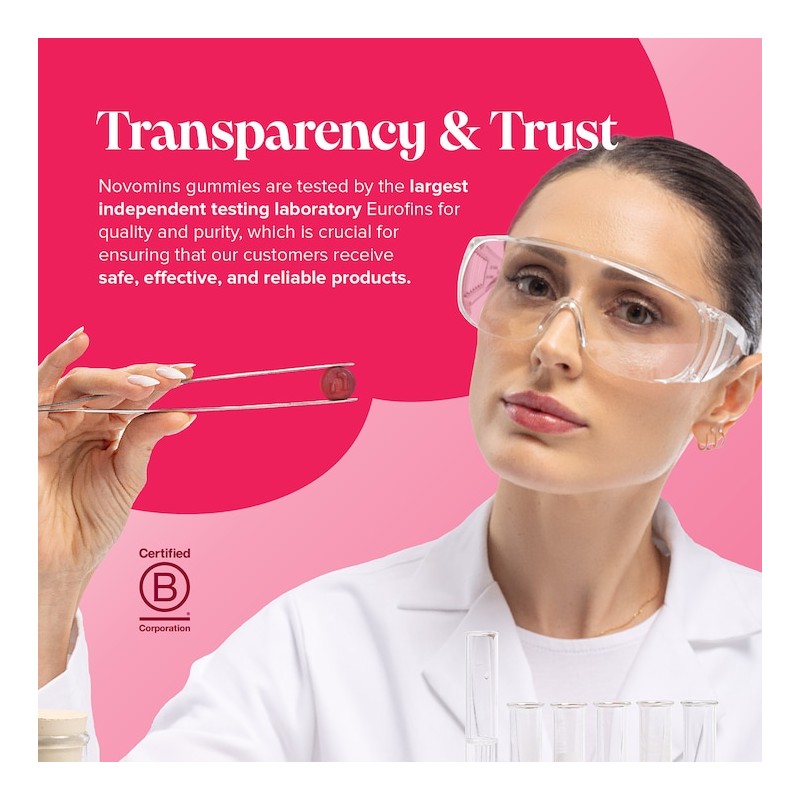 Novomins Multivitamin Peach Flavour 60 Gummies 30 Days Supply