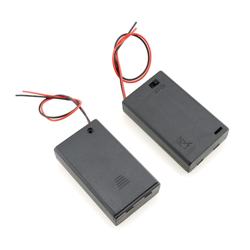 E-outstanding AAA Battery Case 4PCS 3 x 1.5V AAA Battery