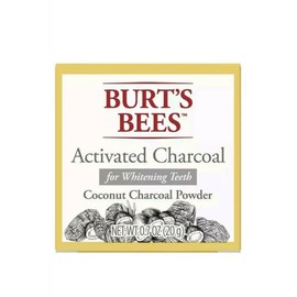 Burt's Bees Activated Charcoal Coconut Charcoal Powder For Whitening Teeth 0.7Oz