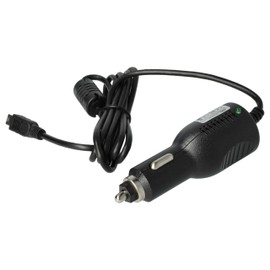vhbw KFZ-LADEKABEL AUTOLADEKABEL für Navigationsgeräte mit Mini-USB-Anschluss mit Integriertem TMC-Empfänger u.a. für Tomtom One, Tomtom Go