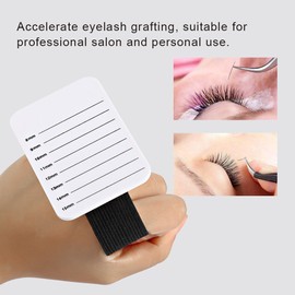 False Eyelash Pallet, Rotekt 8-15mm Makeup Eyelash Tray Strip Stand Eyelash Extension Hand Plate Lashes Grafting Holder