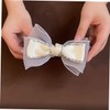 Healvian Rhinestone Bow Hair Clip for Women Elegant Hair Barrette
