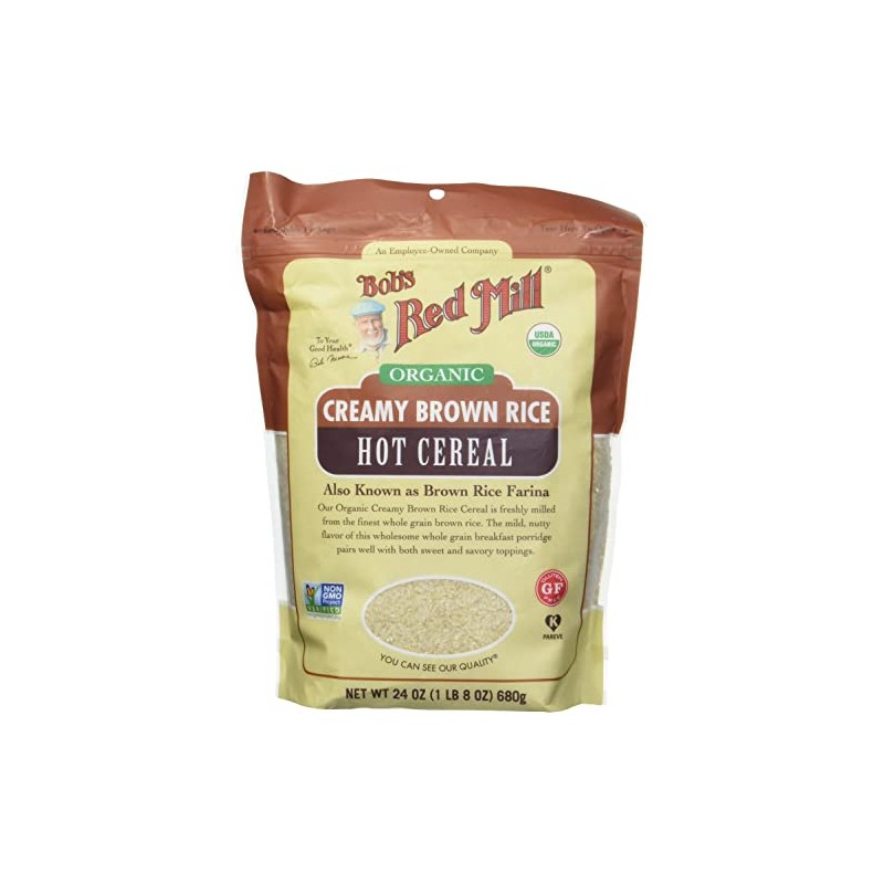 Bob's Red Mill Organic Brown Rice Hot Cereal, 24oz (Pack