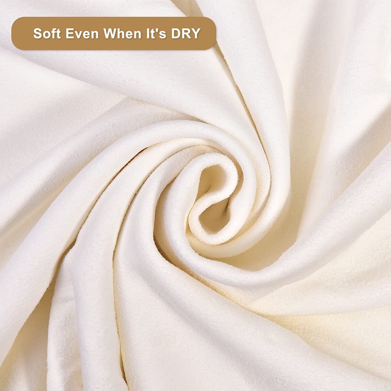 2-Pack Chamois Cloth for Car 35''x 24'' Fast Drying Pad