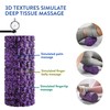 Everest Fitness Fascia Roller 3D Texture Black/Purple