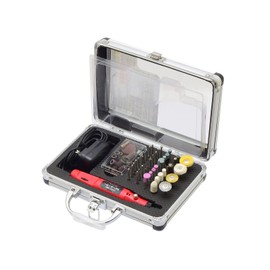 Takagi Earth Man Hobby Router Set, HRT-86, Complete 86 Piece Set, Carving, Precision Polishing, Glass Working, Etc., Stepless Speed Control, Takagi Router Tools, Polishing