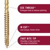 GRK Fasteners R4™ #10 x 4 Inch, Multi-Purpose Framing Screws,
