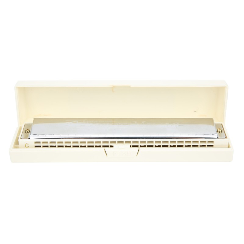 Professional Mouthorgan Harmonica Diatonic Harp C Key Stainless Steel Cover