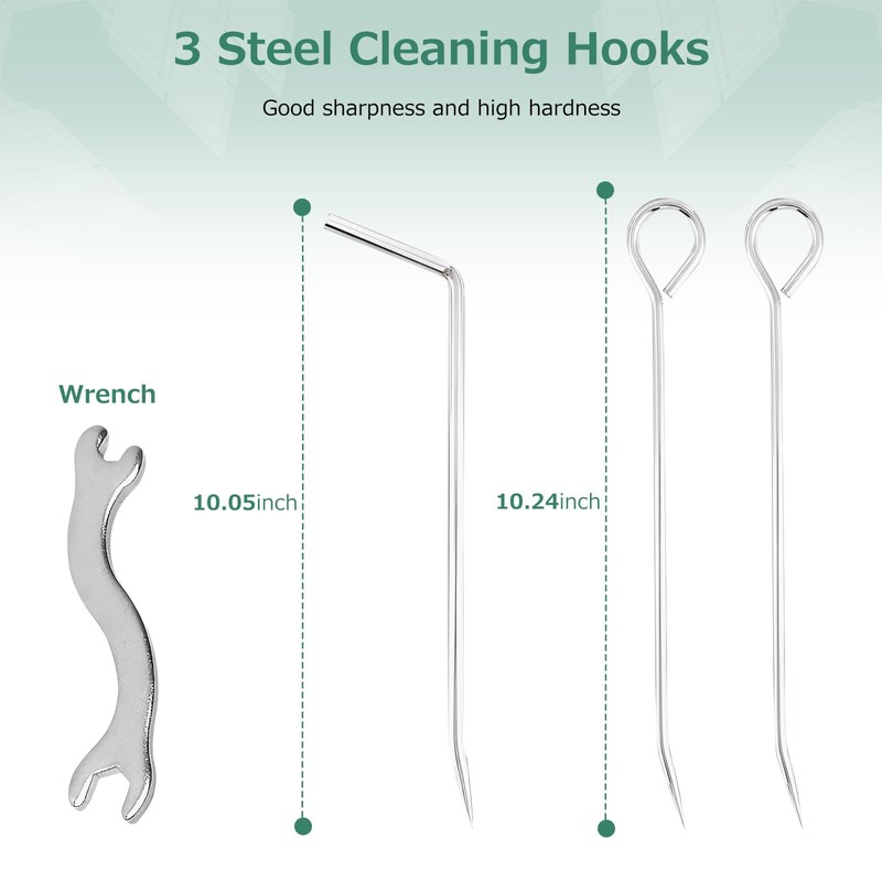 Alikali 23PCS Packing Extractor Set,Portable Steel Alloy Packing Puller Tool